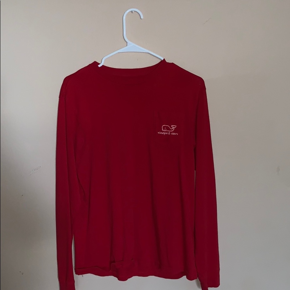 Vineyard Vines Red Long-sleeve Tee
